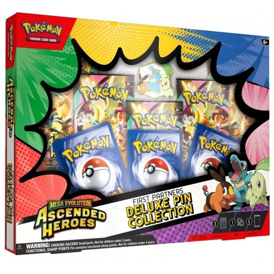 Pokémon Ascended Heroes First Partners Deluxe Pin Collection