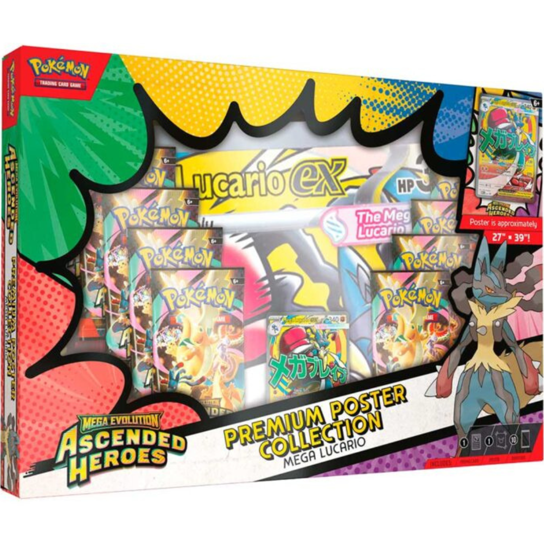 Pokémon Mega Evolution Ascended Heroes Premium Poster Collection