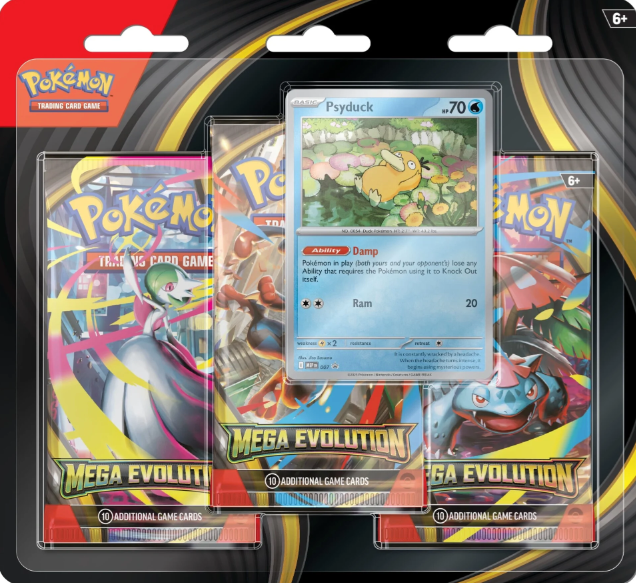 Mega Evolution 3-Pack Blisters Psyduck